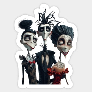 Gothic Trio Elegance Sticker